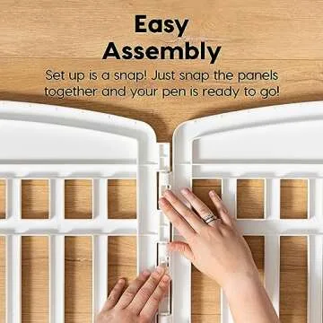 IRIS USA Customizable 24" 2-Panel Dog Playpen Add-On