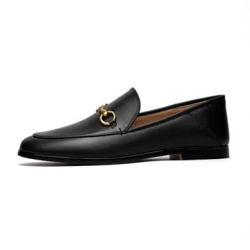 Vertundy Women's Stylish Leather Loafers for Comfort