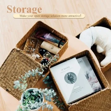 Cube Stackable Storage Bins for Home Organization