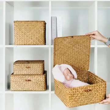 Cube Stackable Storage Bins for Home Organization