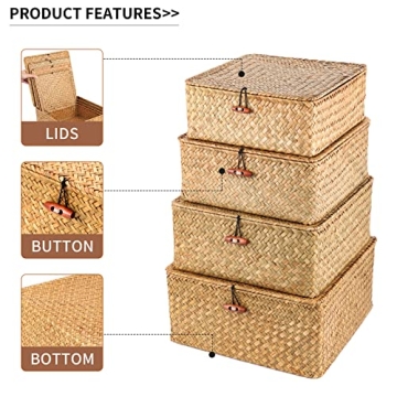 Cube Stackable Storage Bins for Home Organization