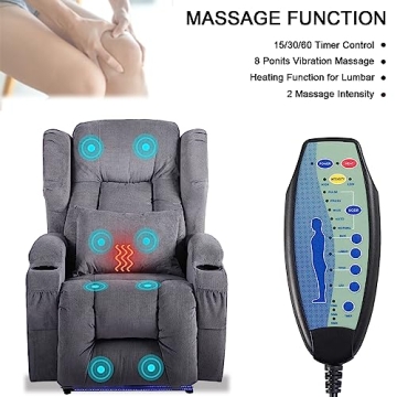 Comfort & Elegance Oprisen Recliner Chair Set for Entertainment