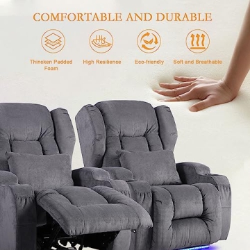 Comfort & Elegance Oprisen Recliner Chair Set for Entertainment