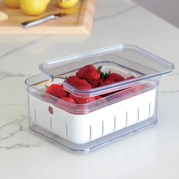 iDesign Fridge Storage Box for Fresh Fruits and Berries