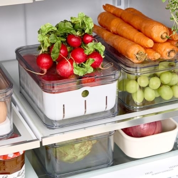 iDesign Fridge Storage Box for Fresh Fruits and Berries