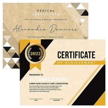 Aged Stationery Parchment Recycled Paper | 65lb Cover Cardstock | 11" x 17" inches | 50 Sheets per P...