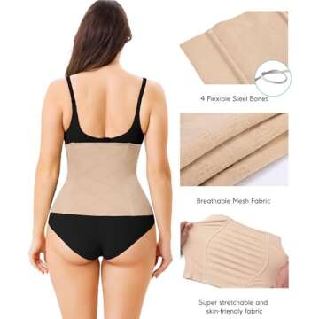 LODAY Postpartum Recovery Belt - Tummy Control & Back Support