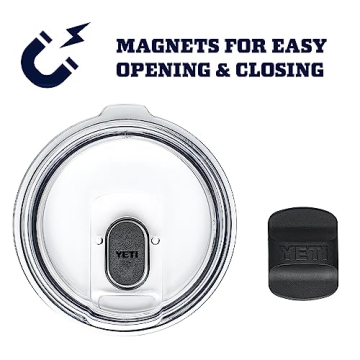 YETI Rambler 10 oz Stackable Mug, Vacuum Insulated, Stainless Steel with MagSlider Lid, Camp Green