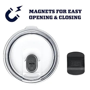 YETI Rambler 10 oz Stackable Mug, Vacuum Insulated, Stainless Steel with MagSlider Lid, Camp Green