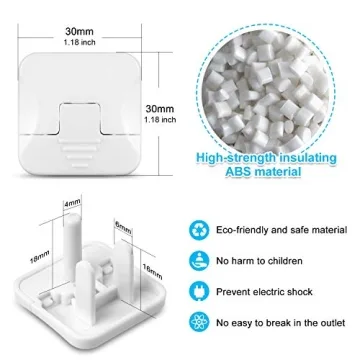 Child Safe Outlet Covers with Hidden Pull Handle