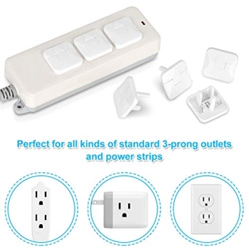 Child Safe Outlet Covers with Hidden Pull Handle