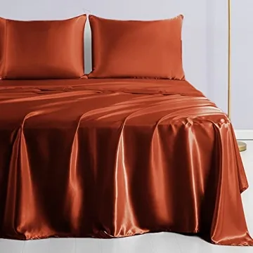 Luxurious RUDONG M Queen Size Satin Sheet Set