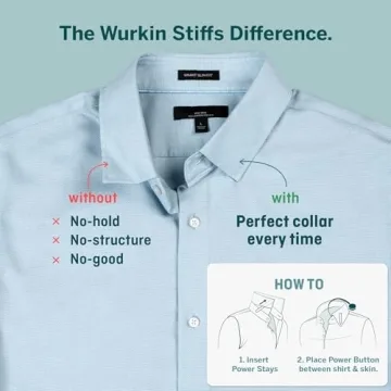 Würkin Stiffs Magnetic Collar Stay Set with Travel Case