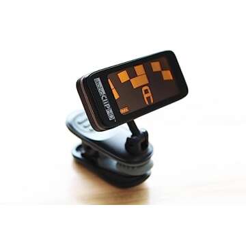 Peterson StroboClip HD Clip-On Tuner | Guitar, Bass, Violin, Ukulele, Harp, Brass, Woodwind, Orchest...