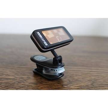 Peterson StroboClip HD Clip-On Tuner | Guitar, Bass, Violin, Ukulele, Harp, Brass, Woodwind, Orchestral