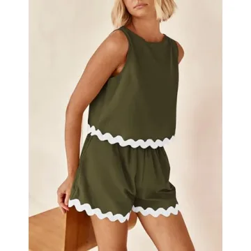 Stylish Beach Vacation Tracksuit Set for Women