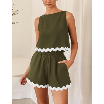 Stylish Beach Vacation Tracksuit Set for Women