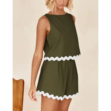 Stylish Beach Vacation Tracksuit Set for Women