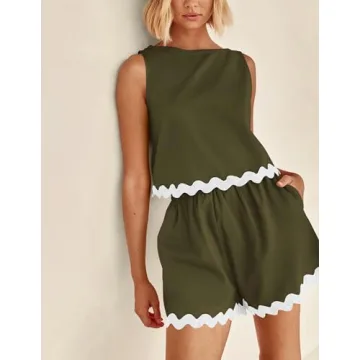 Stylish Beach Vacation Tracksuit Set for Women