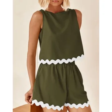 Stylish Beach Vacation Tracksuit Set for Women