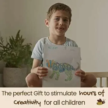 Honeysticks 100% Pure Beeswax Crayons Natural, Non Toxic, Safe for Toddlers, Kids and Children, Handmade in New Zealand, For 1 Year Plus (12 Pack with Book) Best Gift