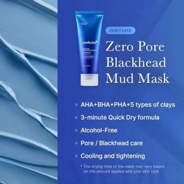 medicube Korean Viral Glass Skin Faical Mask Duo: Collagen Overnight Wrapping Peel Off Facial Mask Pack & Zero Pore Blackhead Mud Facial Mask & Jelly Brush