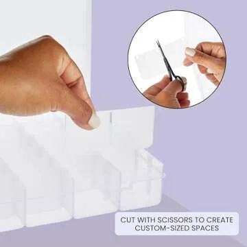 Juvale Stackable Bead Storage Box with 36 Compartments