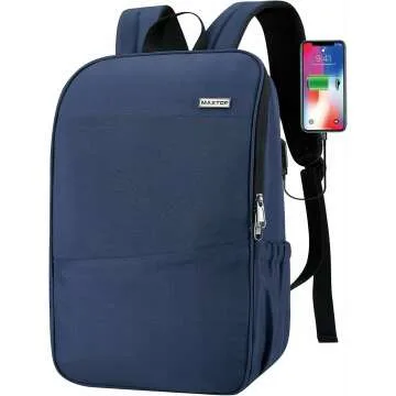 MAXTOP Laptop Backpack with USB Port for Travel