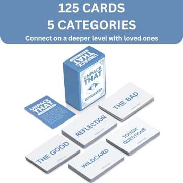 UNPACK THAT Conversation Cards Couples Game - Deep Relationship Questions for Couples, Families & Fr...
