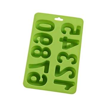 Creative HIC Kitchen Numbers Ice Cube Tray for Fun Treats