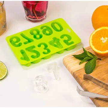 Creative HIC Kitchen Numbers Ice Cube Tray for Fun Treats