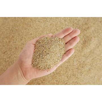 LANDEN Namale Aquarium Sand 2L(Approx 7 lbs), Super Natural for Aquarium Landscaping, Cosmetic Sand for Plant Tank, Fine Grain Natural Color River Sand for Freshwater or Blackwater Biotope Tank