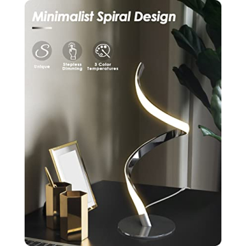 Modern Touch Control LED Bedside Lamp 2 Pack