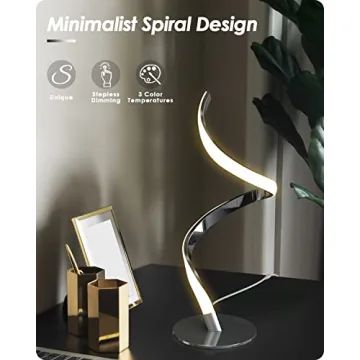 Modern Touch Control LED Bedside Lamp 2 Pack