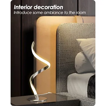 Modern Touch Control LED Bedside Lamp 2 Pack