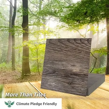 Art3d Peel and Stick Vinyl Floor Tiles 30-Pack 12 x 12 inch, Self Adhesive Waterproof Flooring Wood Planks for Kitchen, Dining Room, Bedrooms, Cover 30 Sq. Ft, Dark Brown Oak