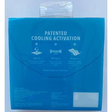 Theme Parks Cooling Towel - Mickey Icon - Blue