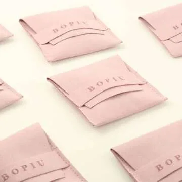 Bopiu Gold Stackable Rings Set for Women