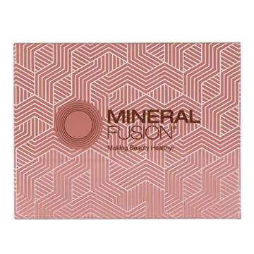 Mineral Fusion Velvet Eye Shadow Palette - Multi Color Shades