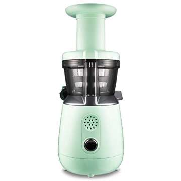 Hurom HP Renewed Slow Juicer - Mint | High Yield | Quiet 150 Watt Motor | BPA Free | 350ml (11.8oz) Chamber | Slow Squeeze | Quick & Easy Assembly | Cold Press Masticating Juicer