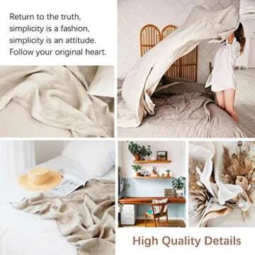 Luxurious BISELINA Linen Cotton Blender Flat Sheet