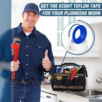 Reliable DUPPCOS Teflon Tape for Plumbers and DIYers