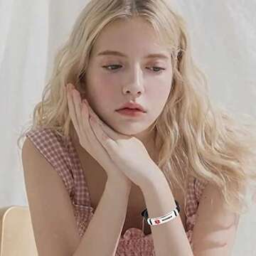 Stylish Medical Alert ID Bracelet for Safety and Comfort