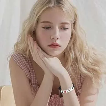 Stylish Medical Alert ID Bracelet for Safety and Comfort