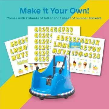 Kidzone Smart Bumper Car Fun Ride-On Toy for Kids 1.5-6 Years