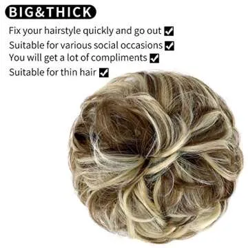 Messy Bun Hair Piece Hair Bun Thick Updo Scrunchies Hair Extensions for Women