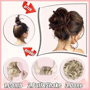 Messy Bun Hair Piece for Effortless Style in Seconds