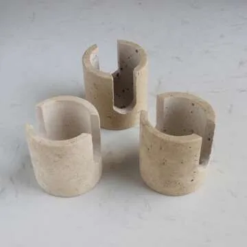 Elegant Travertine Sponge Holder for Kitchen Decor
