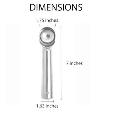 Ergonomic Anti-Freeze Ice Cream Scoop for Perfect Scoops