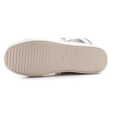 GSLMOLN Womens Canvas Sneakers High Top Lace Up Leather Shoes Fashion Casual Walking Comfortable Bla...